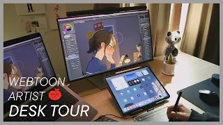 [ENG] Artist's Desk Tour 2021 // รีวิวโต๊ะทำงานนักวาด Webtoon