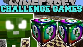 Minecraft: GREEN MONSTER CHALLENGE GAMES - Lucky Block Mod - Modded Mini-Game