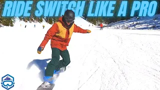 ONE Thing To Learn How to Ride Switch On A Snowboard