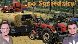 "Po Sąsiedzku"#40 [S5] FS22 😍 Nadal wydaje hajs! Żniwa Owsa! Uprawa i Zbieranie bel!🌱 MST