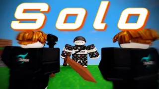 So I Played Squads By Myself With No Kit.. (Roblox Bedwars)