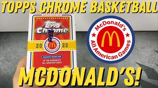 Unboxing Topps Chrome Basketball McDonald's All-American Blaster Box: Basketball's Top Prospects!
