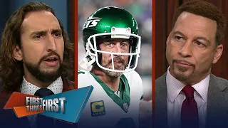 FIRST THING FIRST | Nick Wright reacts to Jets GM provides amazing Aaron Rodgers injury update