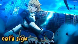 『Lyrics AMV』 Fate/Zero OP Full 「 oath sign - LiSA 」