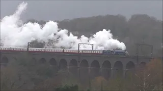 60007 'Sir Nigel Gresley' races on the ECML to York with Steam Dreams - 02/03/2024