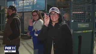 Dodgers fans leave happy after Opening Day win