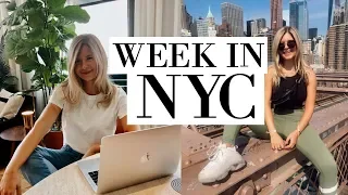 a week in my life “living" in new york city