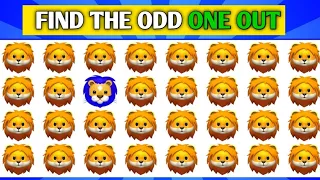 FIND THE ODD ONE OUT | Emoji Quiz | Easy, Medium, Hard, Impossible leval  Unlimited emoji