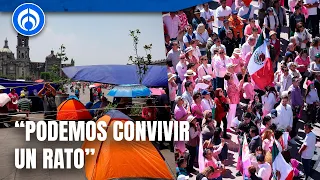 ‘Marea rosa’ no tiene ‘plan B’ ante plantón indefinido de maestros en el Zócalo