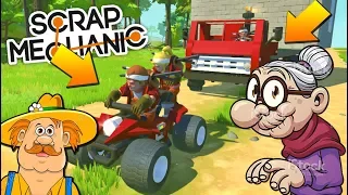 МАГАЗИН БАБКИ ЗИНКИ УСПЕШНО ДОСТАВЛЕН В ДЕРЕВНЮ! МУЛЬТИК в Scrap Mechanic