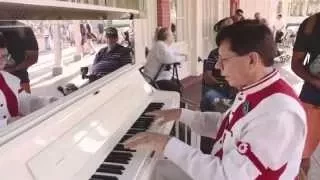 Magic Kingdom Moments - Walt Disney World's Ragtime Piano Player Jim Omohundro - Sweet Georgia Brown