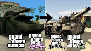 Evolution of GTA Tank (Rhino) - GTA 3 | GTA VC | GTA SA | GTA V