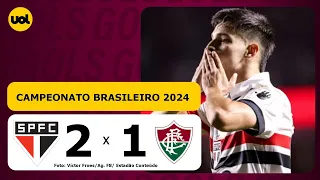 GOLS SÃO PAULO 2 X 1 FLUMINENSE - CAMPEONATO BRASILEIRO 2024; ASSISTA!