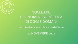 Nucleare: Economia energetica di oggi e domani | Con l’Avvocato dell’Atomo | LEDS Padova