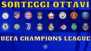 Ripetizione Sorteggi Ottavi Champions League 2021-22 in diretta | LIVE REACTION (NO STREAMING)