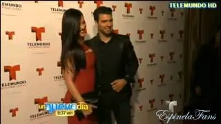 jencarlosmusic y gabyespino en red carpet NATPE2013