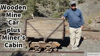 Rare Wooden Ore Car Still Rolling On The Tracks And Artifact Filled Cabin -Tribute To Miner Roy Ladd