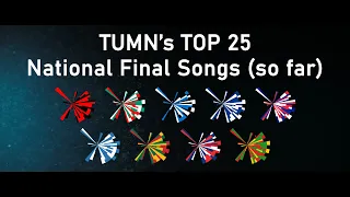 My TOP 25 - National Final Songs (as of 22/01/2021) || Eurovision Song Contest 2021