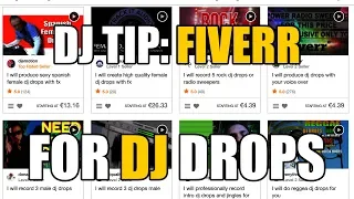 DJ tip: using Fiverr for DJ drops, logo design and more