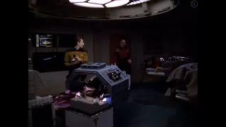 Star Trek : TNG - Picard and Data Gets Disturbed by a Big Mutant