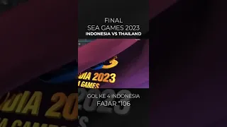 GOL KE 4 INDONESIA FAJAR SEA GAMES 2023 INDONESIA VS THAILAND