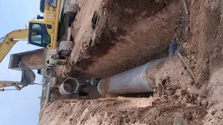 CTP/GRP  pipe installation 2-