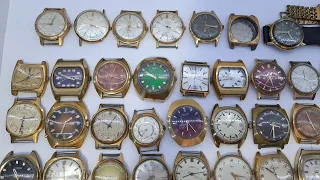 В продаже Часы наручные СССР AU позолоченные кучей
