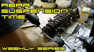 Porsche 928 Episode 103 - Removing the rear suspension