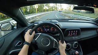 2022 Chevy Camaro POV Test Drive - Fun and Cheap V8