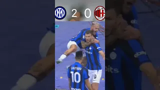 Milan Vs Inter (3-0) Finel #football #soccer #milan #inter #shortvideo