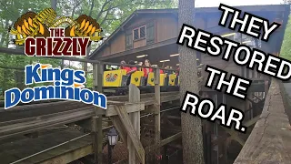 Grizzly at Kings Dominion - THEY RESTORED THE ROAR.