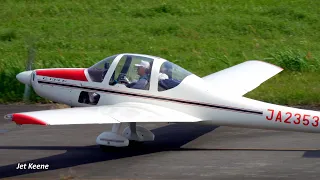 Grob G109B Motor Glider Landing & Takeoff