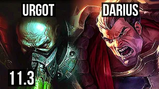 URGOT vs DARIUS (TOP) | Rank 6 Urgot, 4/1/6, 400+ games | EUW Challenger | v11.3