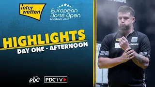 Big wins! | Day One Afternoon Highlights | 2022 European Darts Open