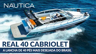 Teste Real 40 Cabriolet: a lancha de 40 pés mais desejada do Brasil | NÁUTICA