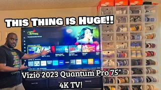 Vizio Quantum Pro 75" VQP75C-84 Unboxing and Setup!!