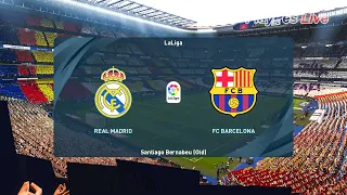 PES Gameplay PC - REAL MADRID vs BARCELONA - Full Match & Amazing Goals