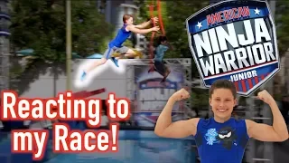 Bryton Myler Reacts to races on American Ninja Warrior JR