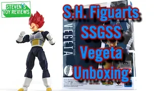 S.H. Figuarts Super Saiyan God Super Saiyan Vegeta Unboxing Dragon Ball Super Broly