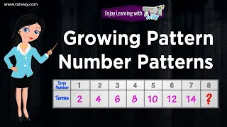 Pattern | Growing Pattern | Number Patterns | Terms Numbers | Patterns Concept & Examples | Math