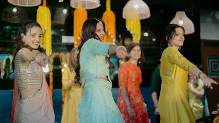 Sanaya Irani Barun Sobti Na Dalljiet Kaur Ka Sangeet Main jamkar Kiya Dance