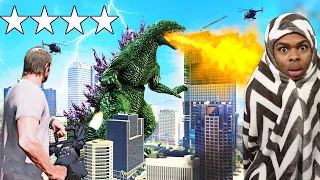 PLAYING AS A RAMPAGE MONSTER GODZILLA IN GTA 5! (GTA 5 MODS RP)