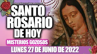 El SANTO ROSARIO DE HOY LUNES 27 DE JUNIO 2022 MISTERIOS GOZOSOS SANTO ROSARIO-VIRGEN DEL ROSARIO♥️