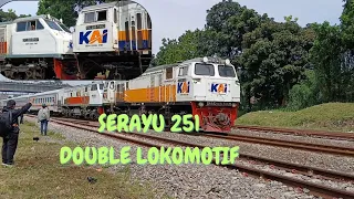 KERETA API SERAYU 251 DOUBLE LOKOMOTIF