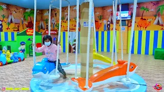 Seru Barmain Di PLAYGROUND indoor swalayan - Naila Putri