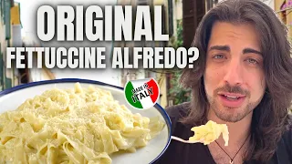 We try the original FETTUCCINE ALFREDO