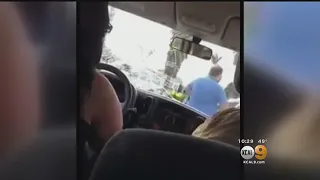 Caught On Tape: Bizarre, Disturbing Act Of Road Rage Ends With Smashed Windshield