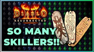 Rolling Grand Charms for Skillers!! Impressive Results! - Diablo 2 Resurrected