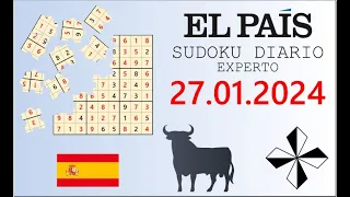 Sudoku diario 27/01/2024