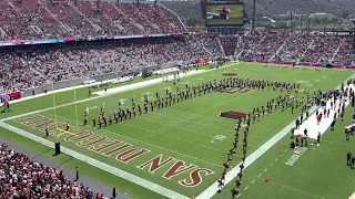 San Diego State University SDSU Football - Snapdragon Stadium - 1st Game Ever - 9/3/22 - Team Intro